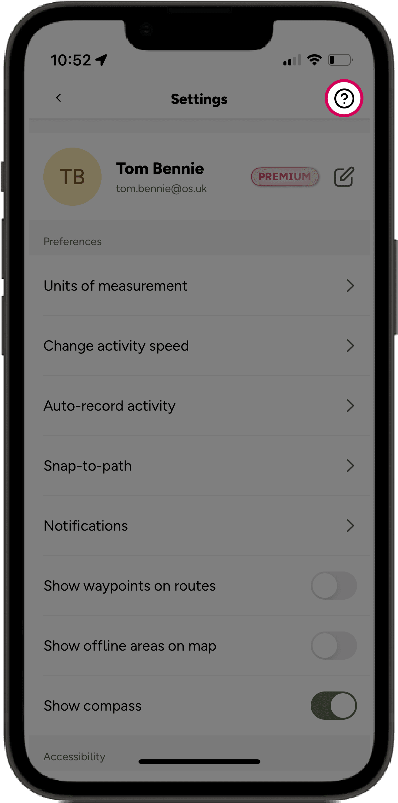 Settings and Preferences