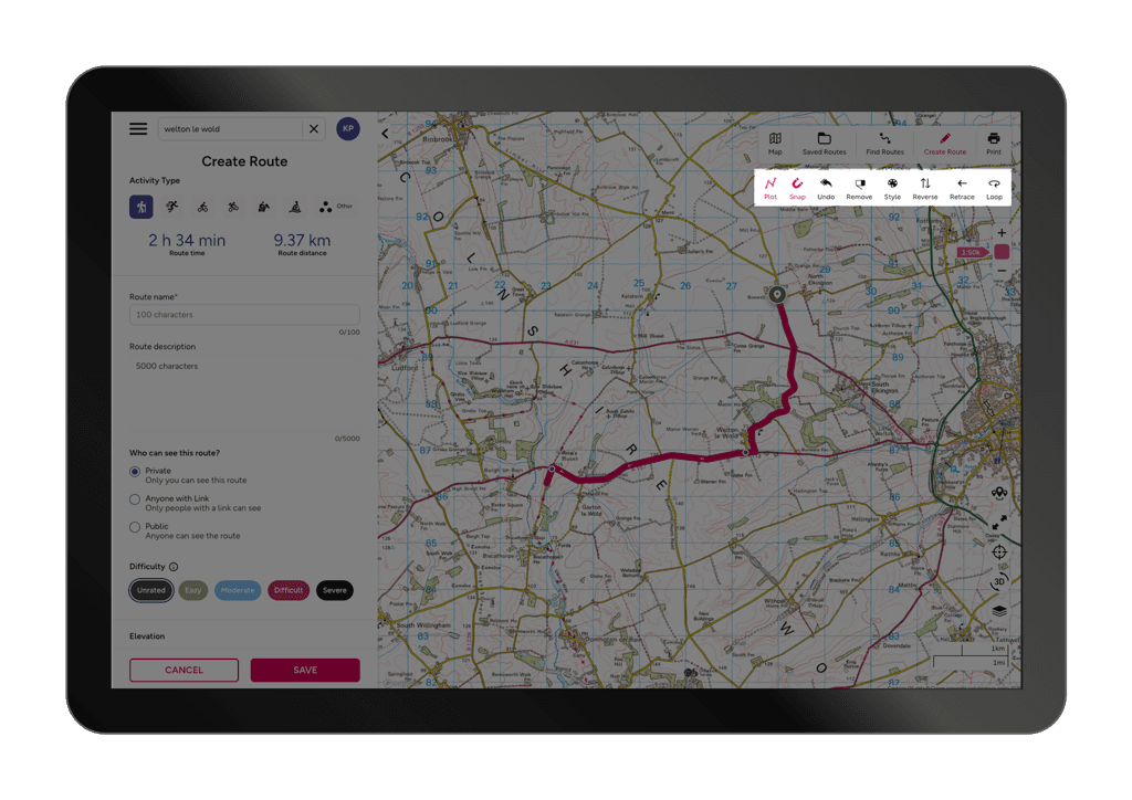 Creating Routes | Plan Your Own Adventures in OS Maps