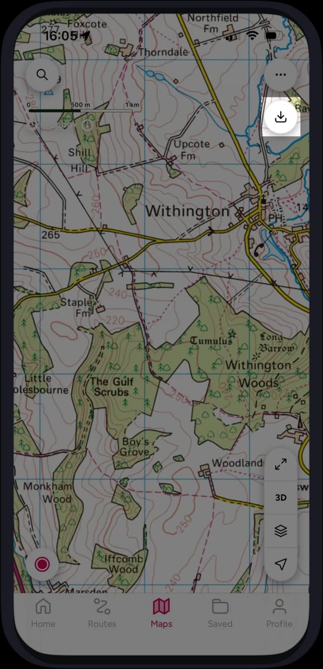 Downloading Maps | Use OS Maps Offline
