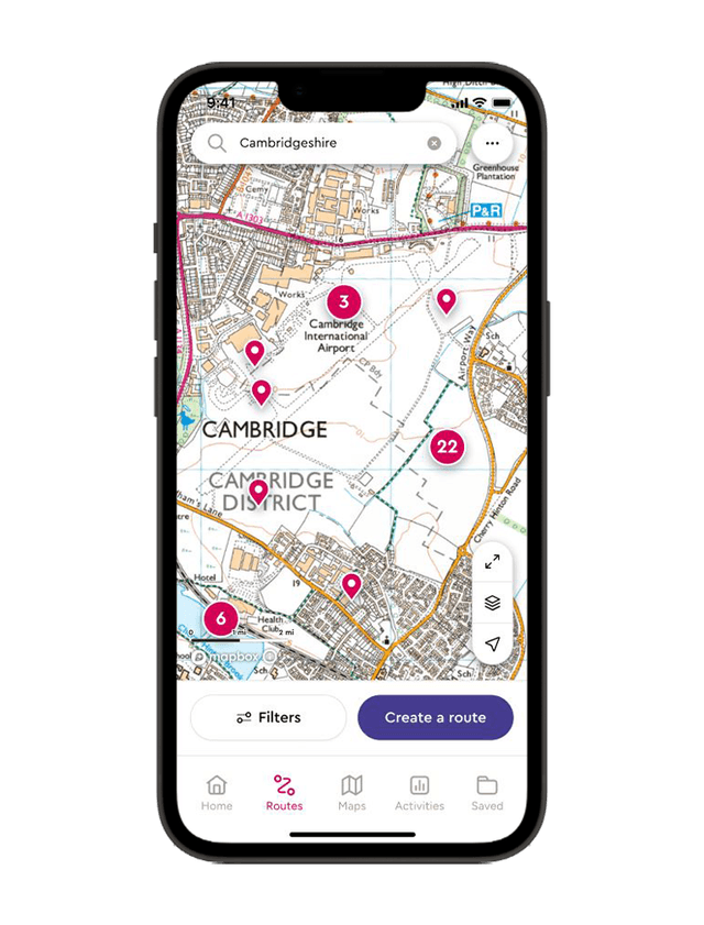 Online maps & routes for walking, cycling and running OS Maps