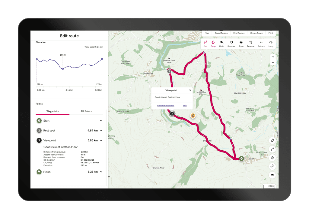 Os Map Waypoint Creating Routes | Plan Your Own Adventures in OS Maps