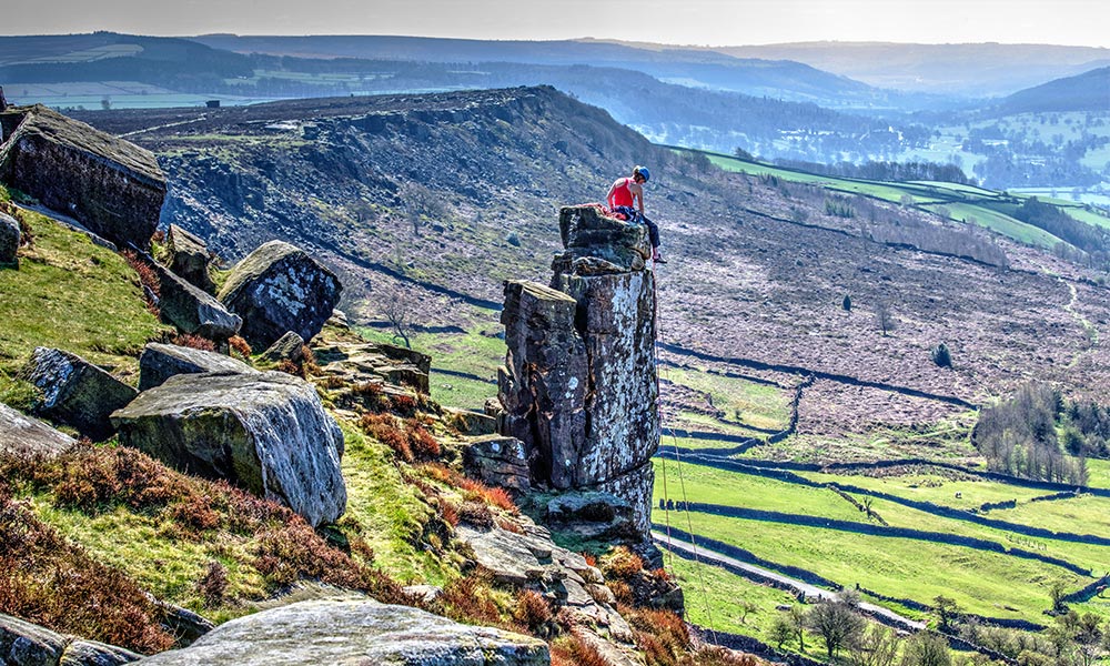 Froggatt Edge crag, Peak District&nbsp;&nbsp;