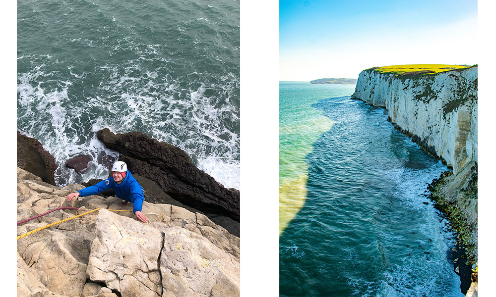 Subliminal Cliff crag, Swanage