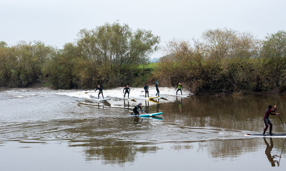 Alney Island tidal bore&nbsp;