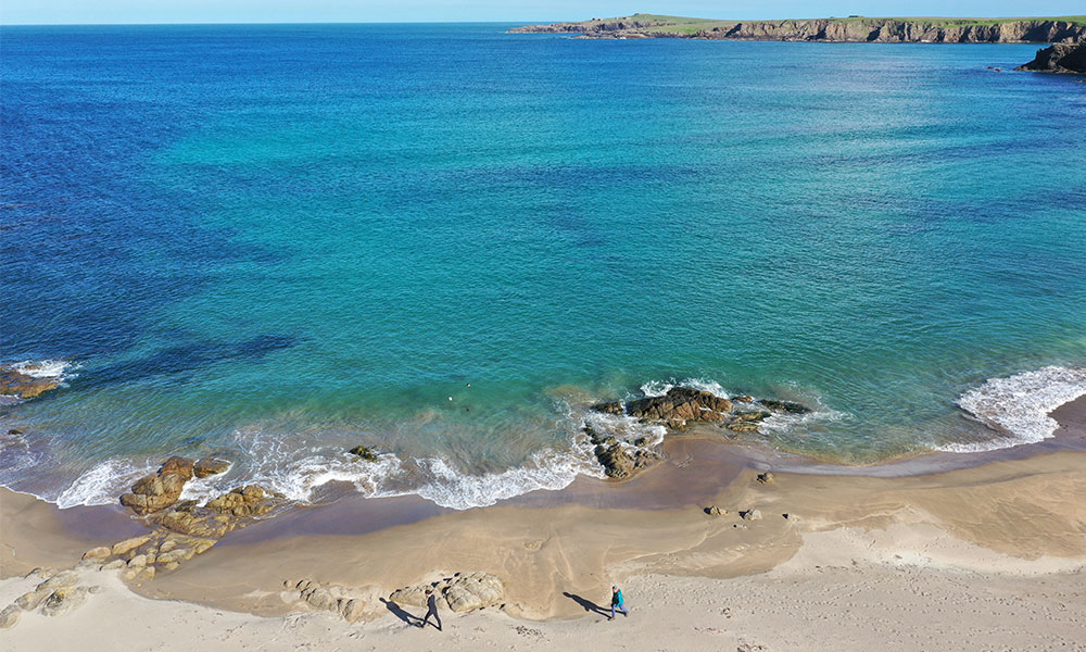 Unst Island beach