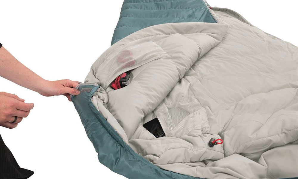 Outwell sleeping bag with internal pockets&nbsp;