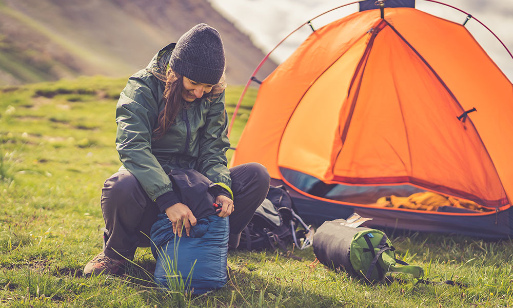 Sleeping bag stuff sack