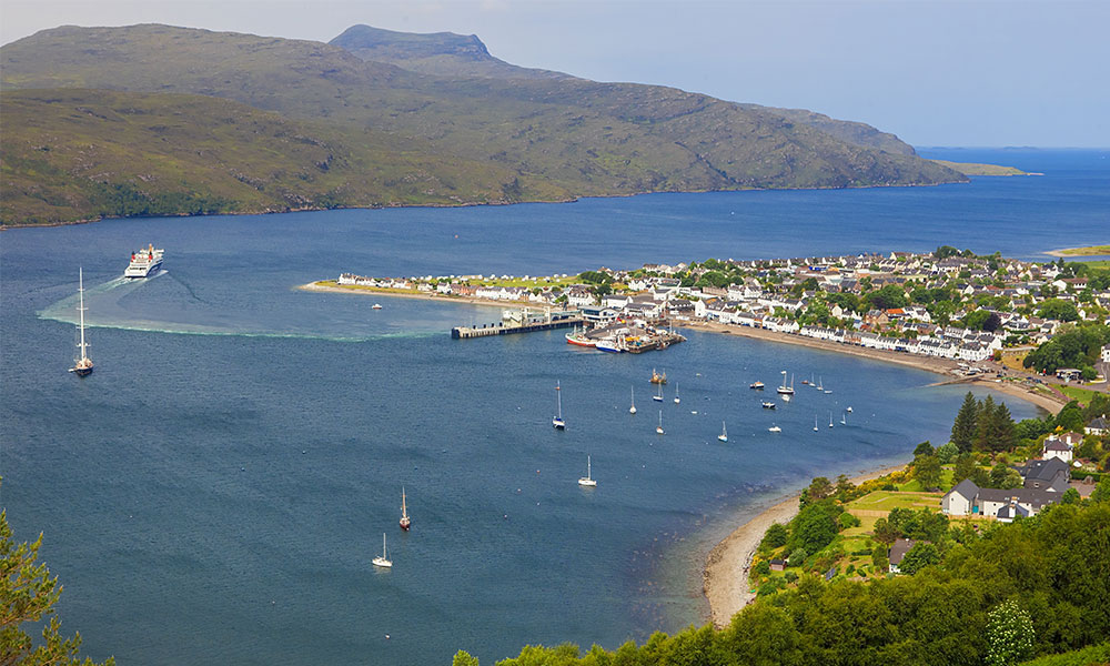 Views over Ullapool