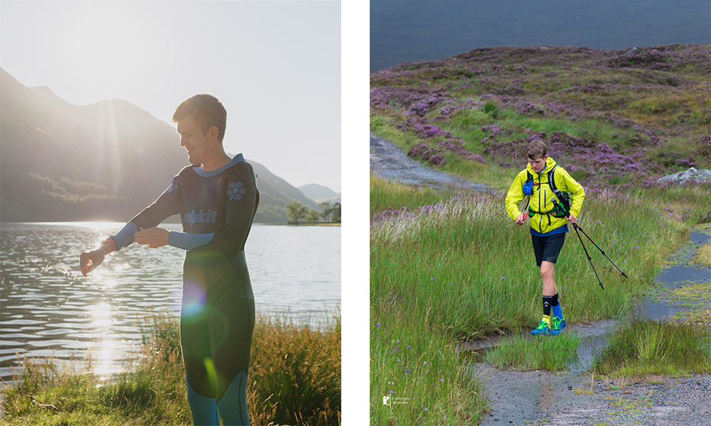 Alex Staniforth swimming and running