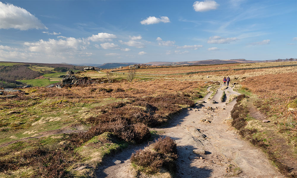 Froggatt Edge path walk