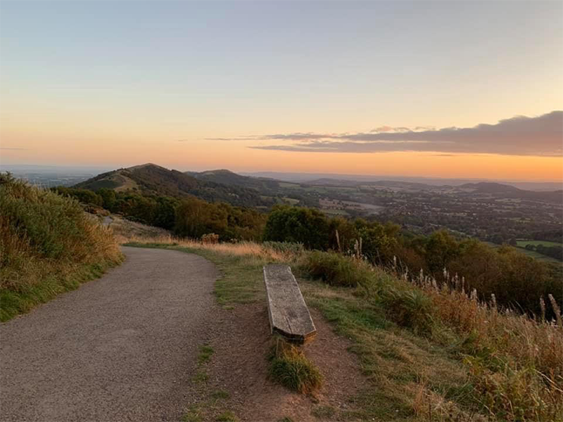 Worcestershire Beacon sunset