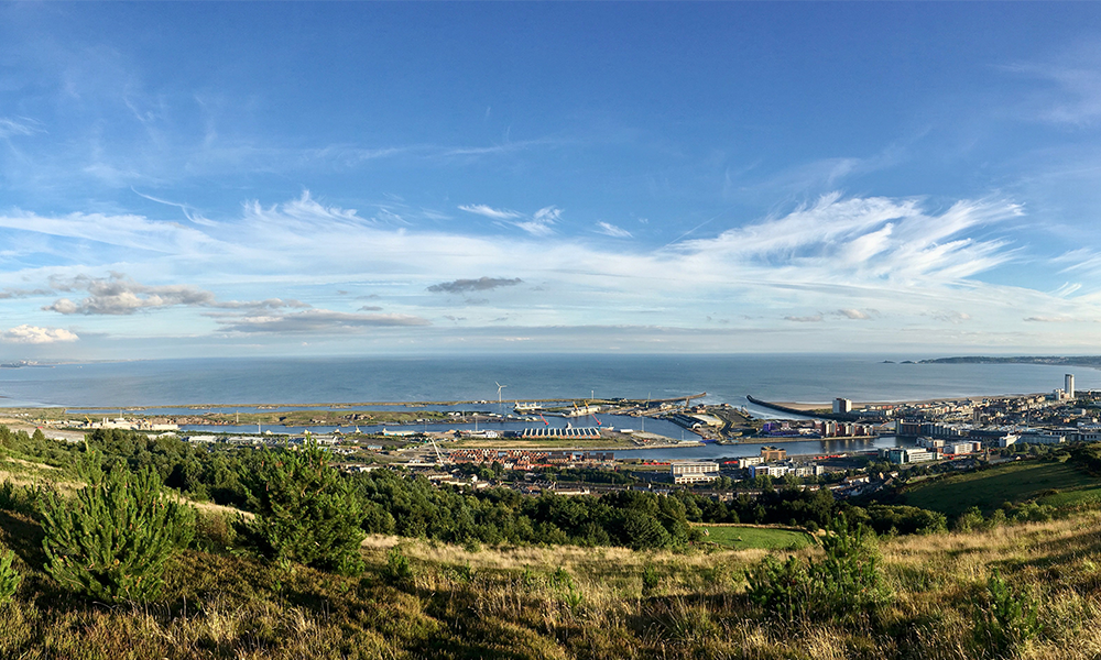 View of Swansea from Kilvey Hill&nbsp;