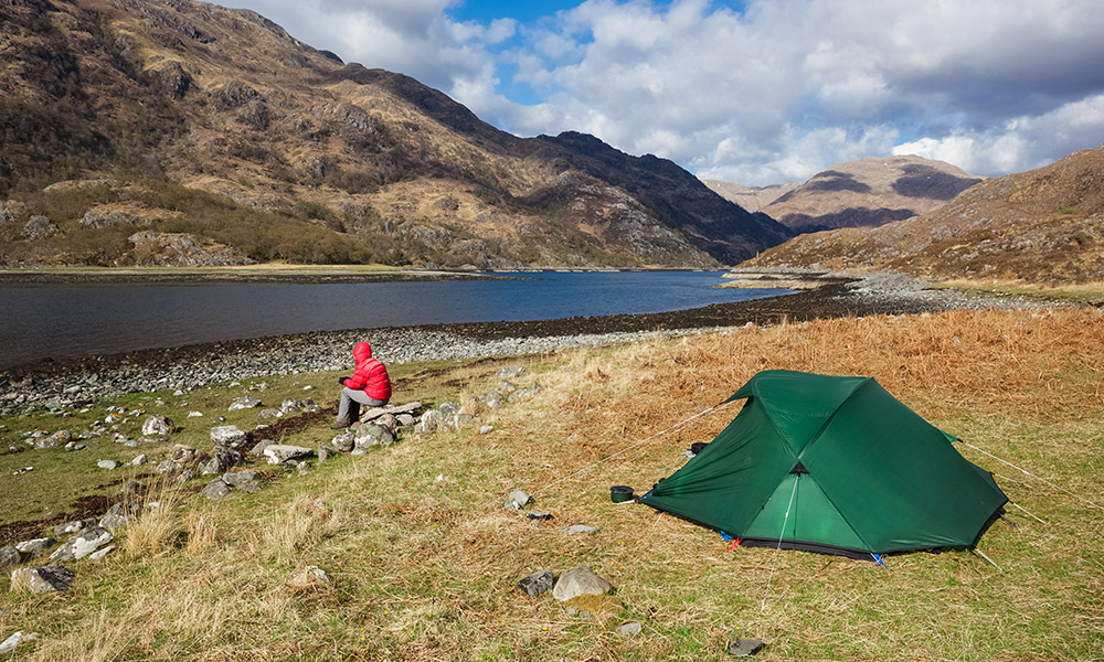 wild camping lake