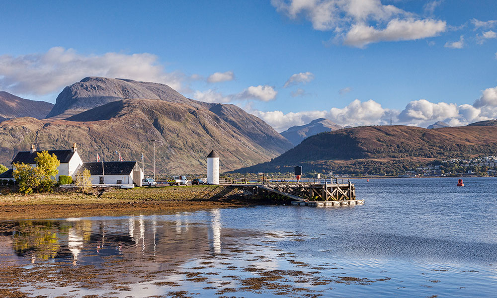 View of Ben Nevis from Fort William