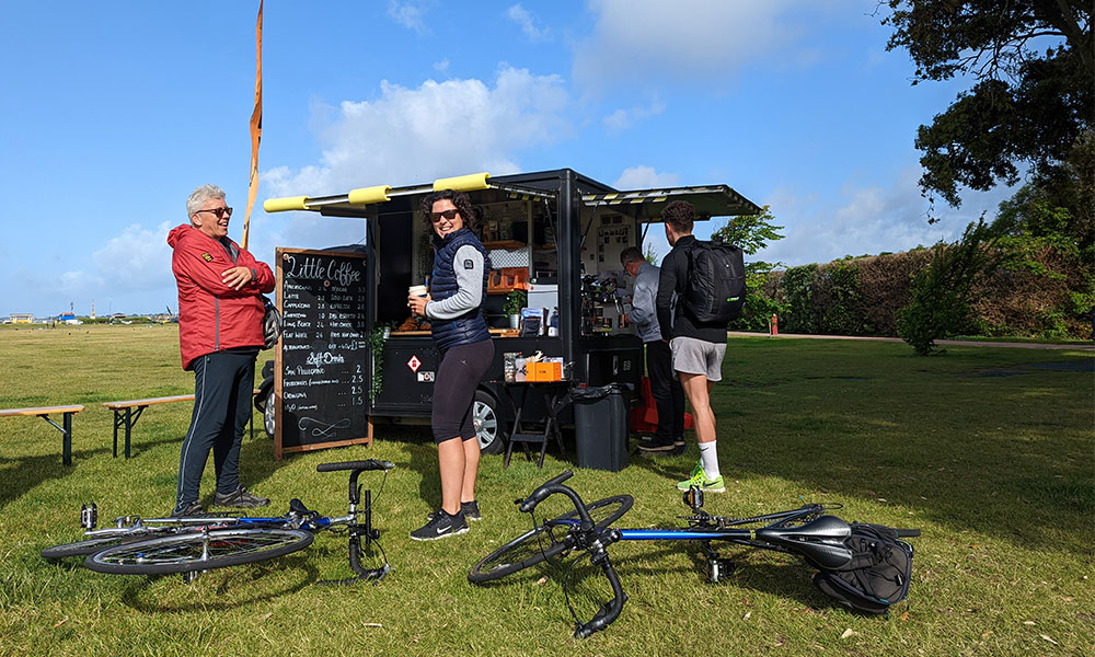 morning coffee cycle&nbsp;