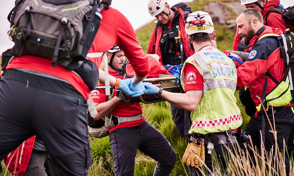 Holme Valley mountain rescue volunteers