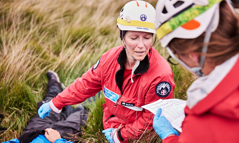 Holme Valley mountain rescue team&nbsp;