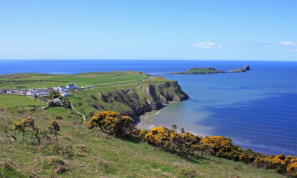 Rhossili and Worms Head