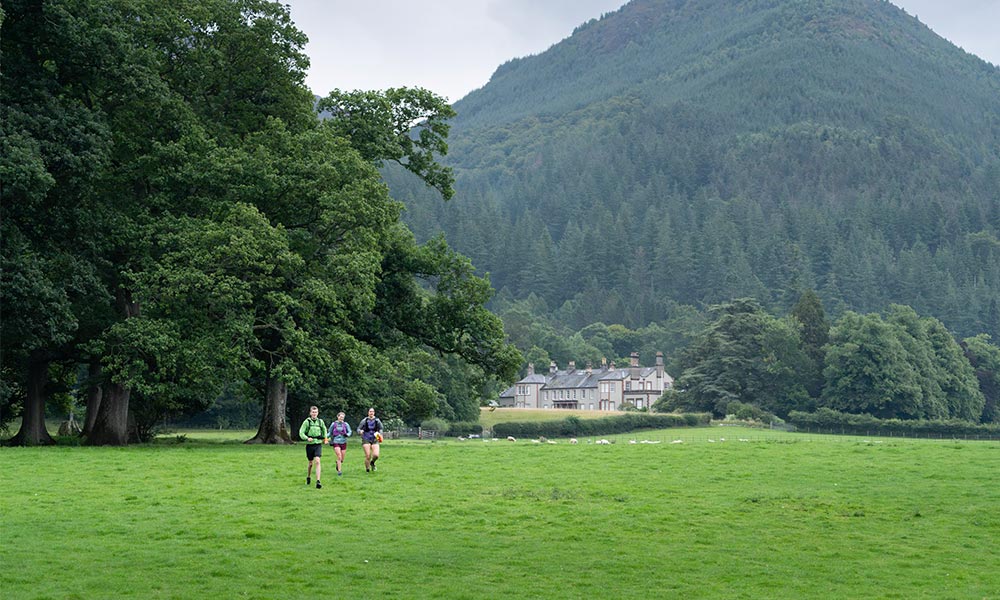 Approaching Bassenthwaite Church, with Dodd behind