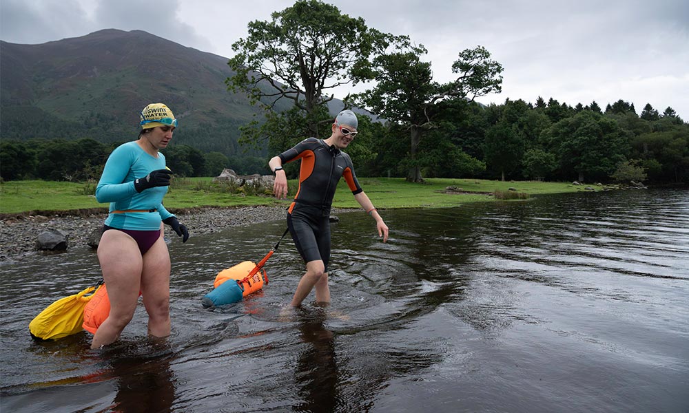 swimming in Bassenthwaite