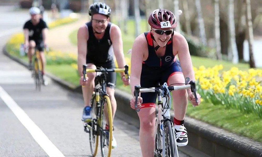 Get into Triathlon bike&nbsp;