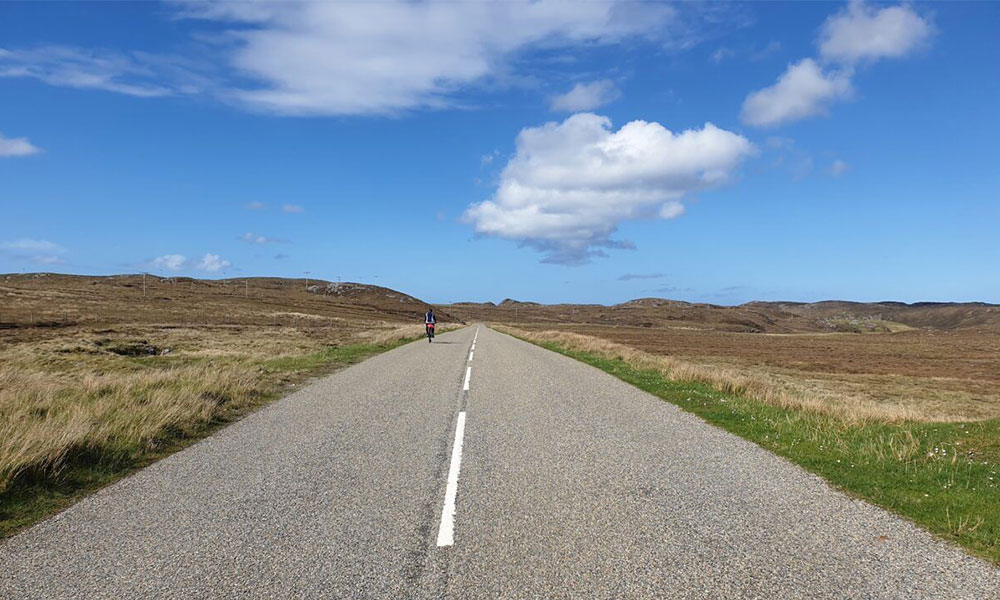 Cycling in Carloway&nbsp;