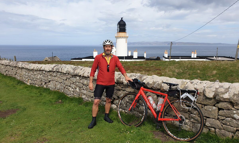 Mark at Dunnet Head