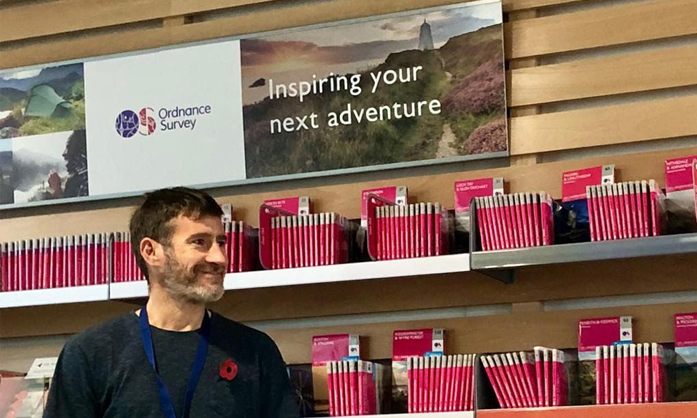 Mark at Ordnance Survey HQ