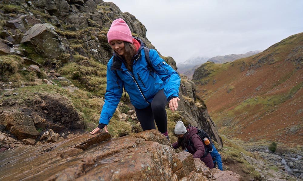 hikers enjoying the outdoors