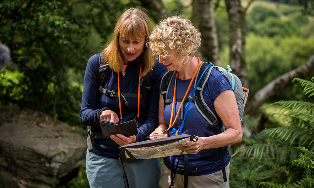 route planning with OS Maps