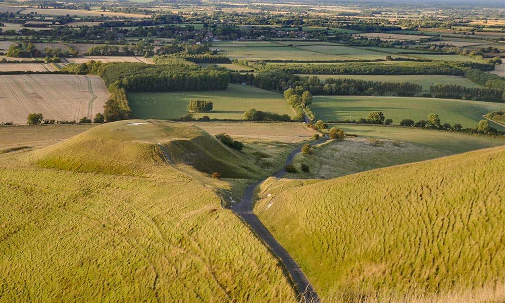 Dragon Hill, the ridgeway