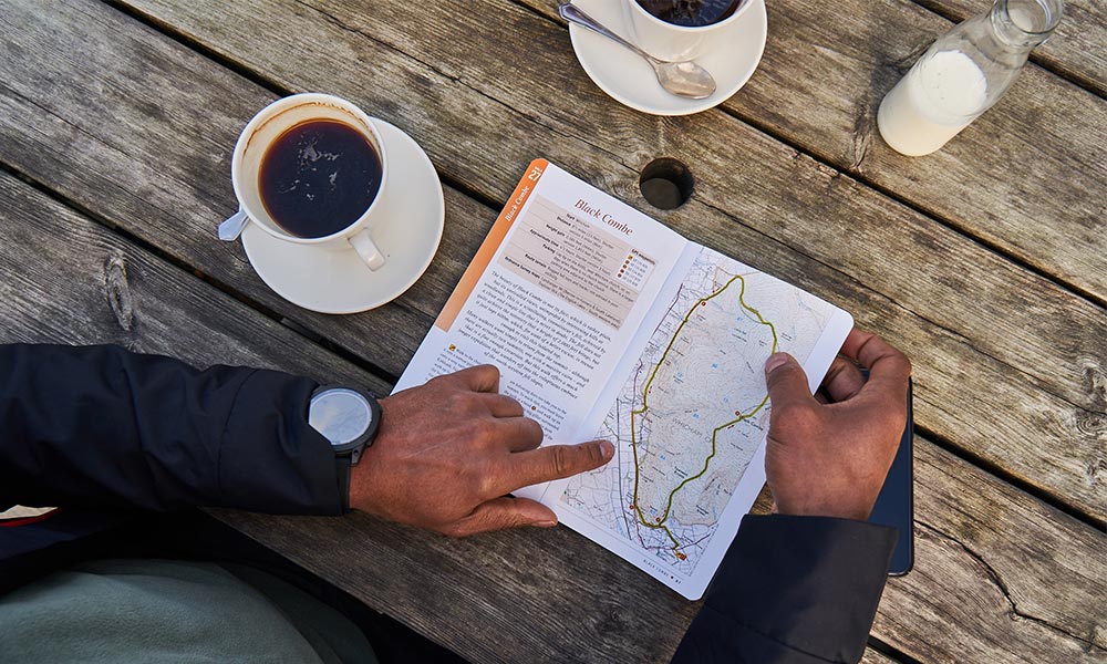 OS Pathfinder guide planning a walk