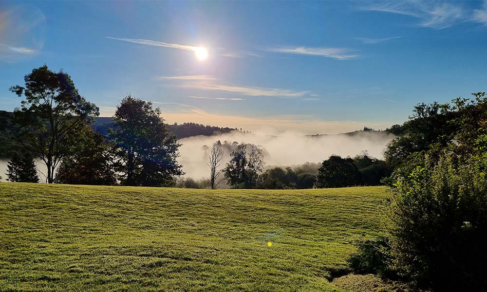 Low lying fog in Elterwater