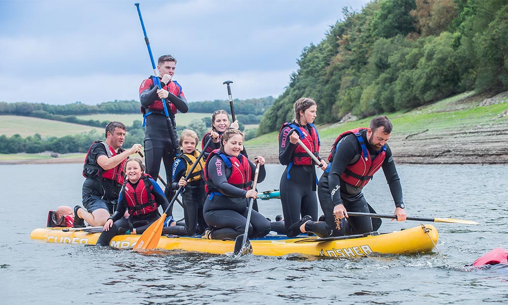 &nbsp;Paddleboarding on Wimbleball Lake