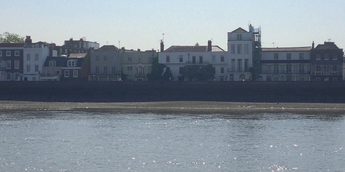 On the other side waving back to Barnes