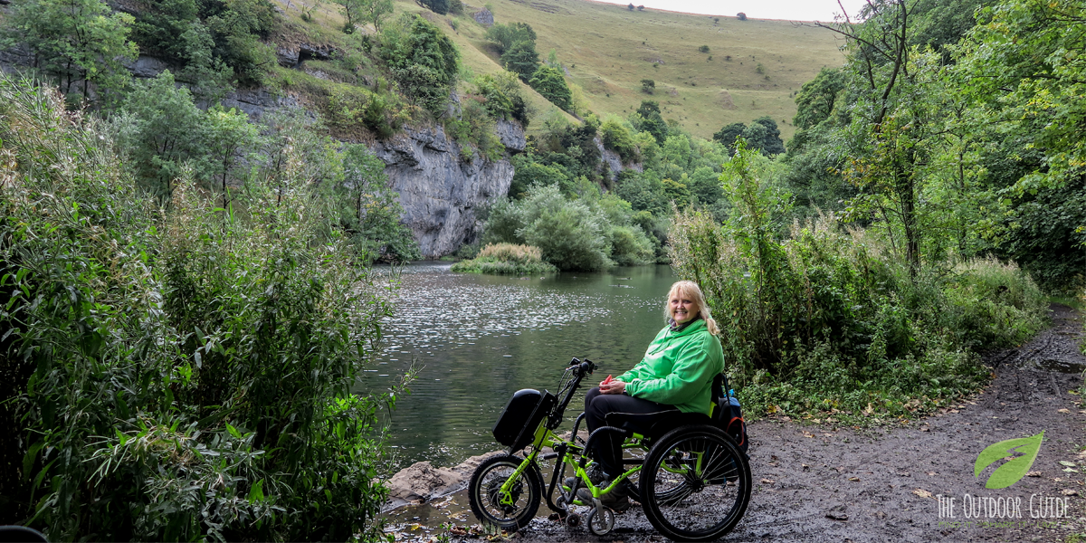 Deb next to the River Wye