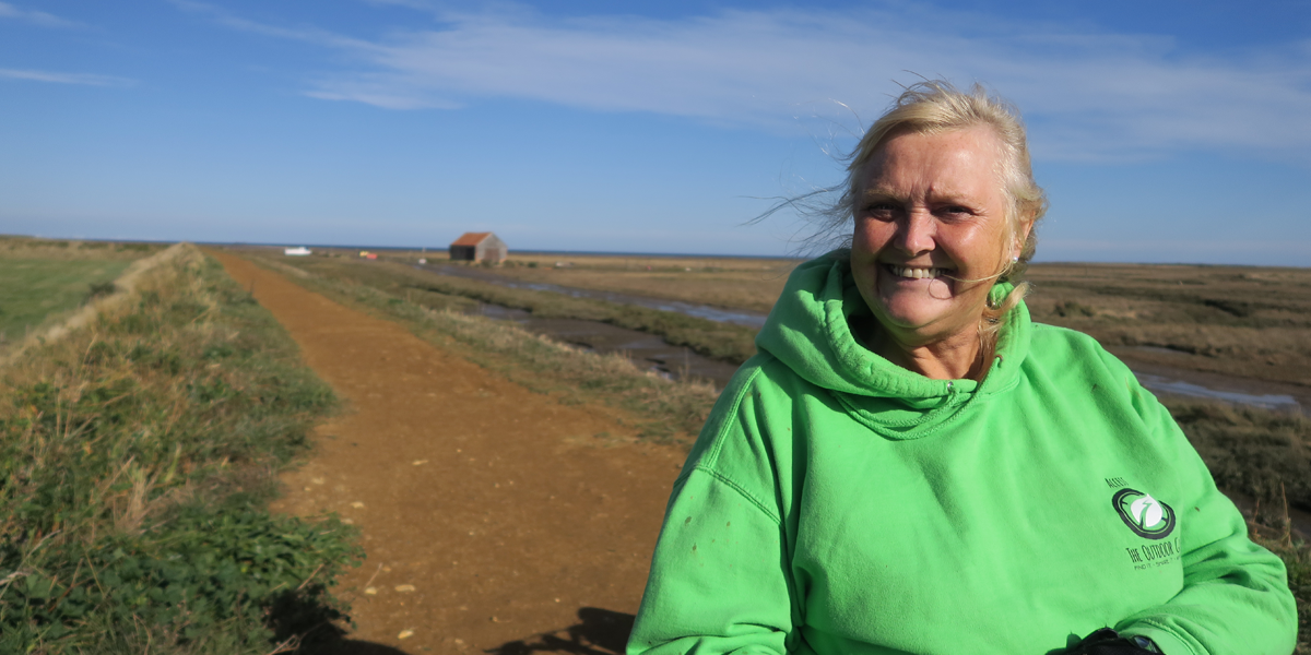 Deb on Thornham Linear Walk