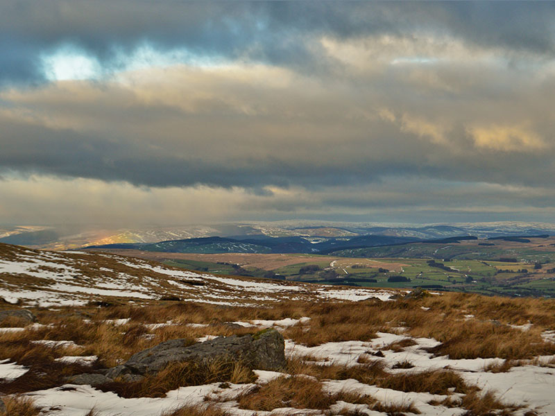 Open moorland
