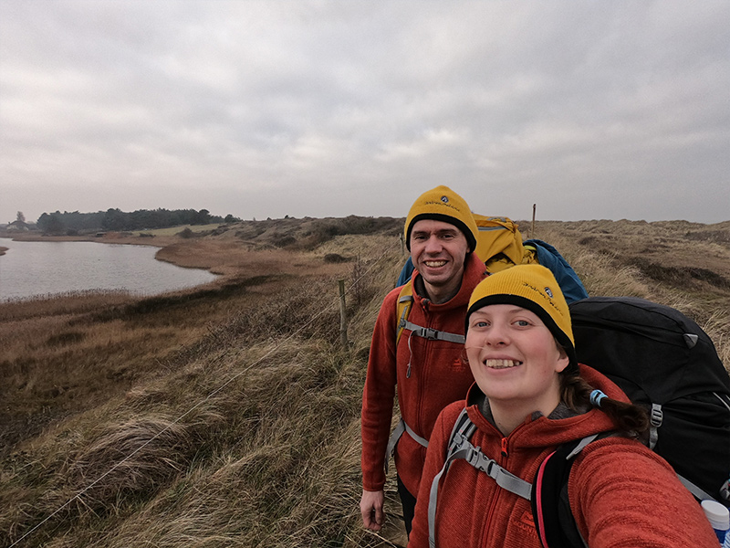 Lauren and John at Titchwell Marsh