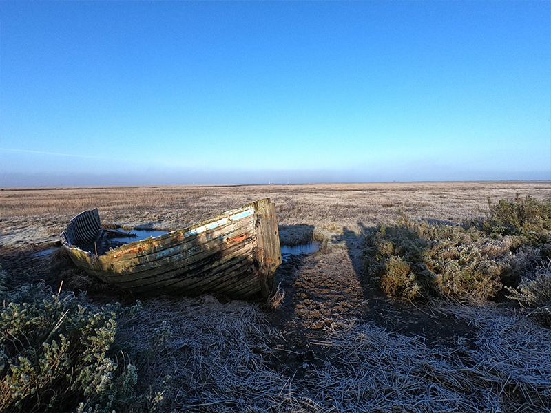 An old boat near Blakeney