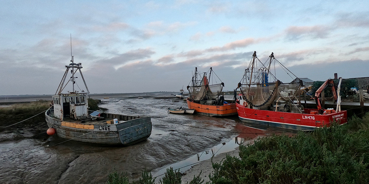 Fishing boats at Morston