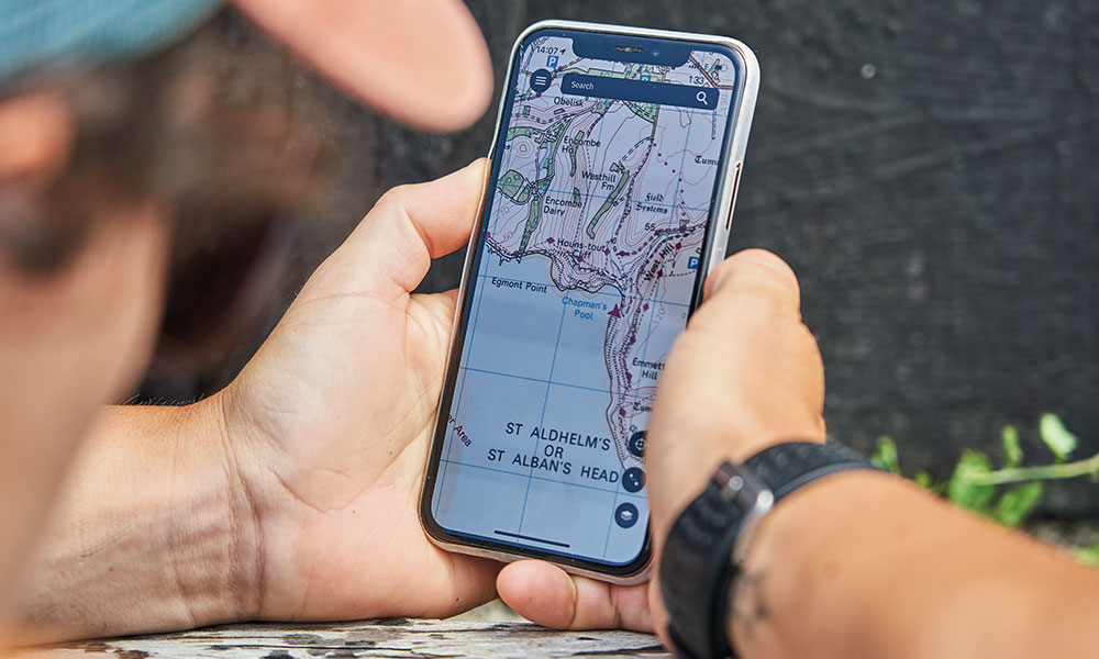 OS Maps app