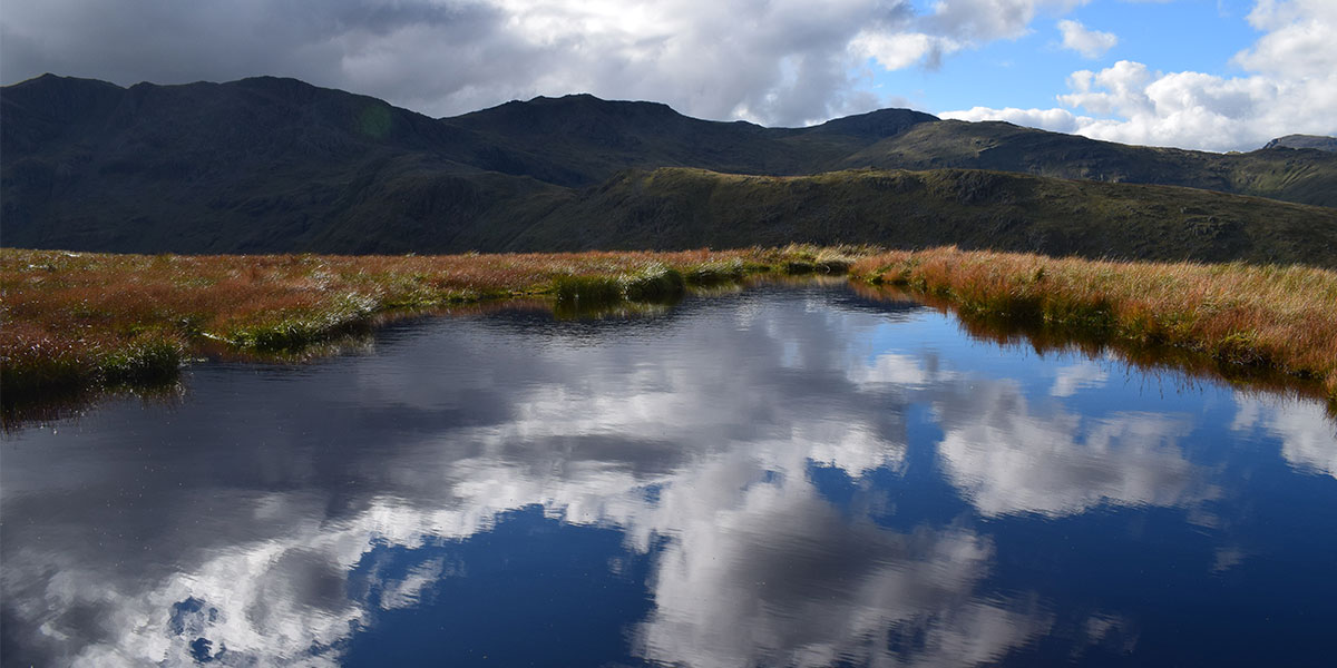 View from tarn by Thunacar Knott