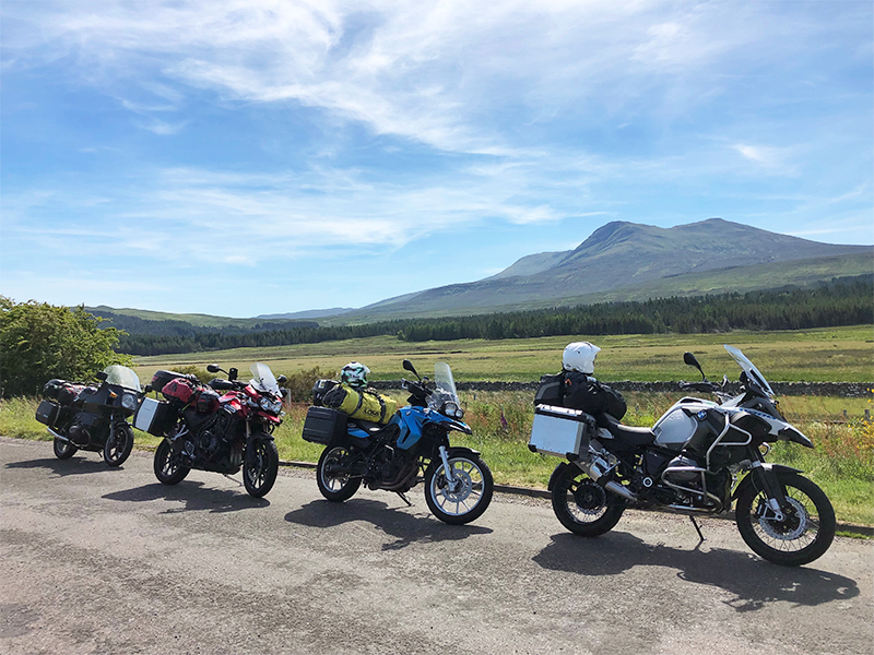 Bikes on road trip