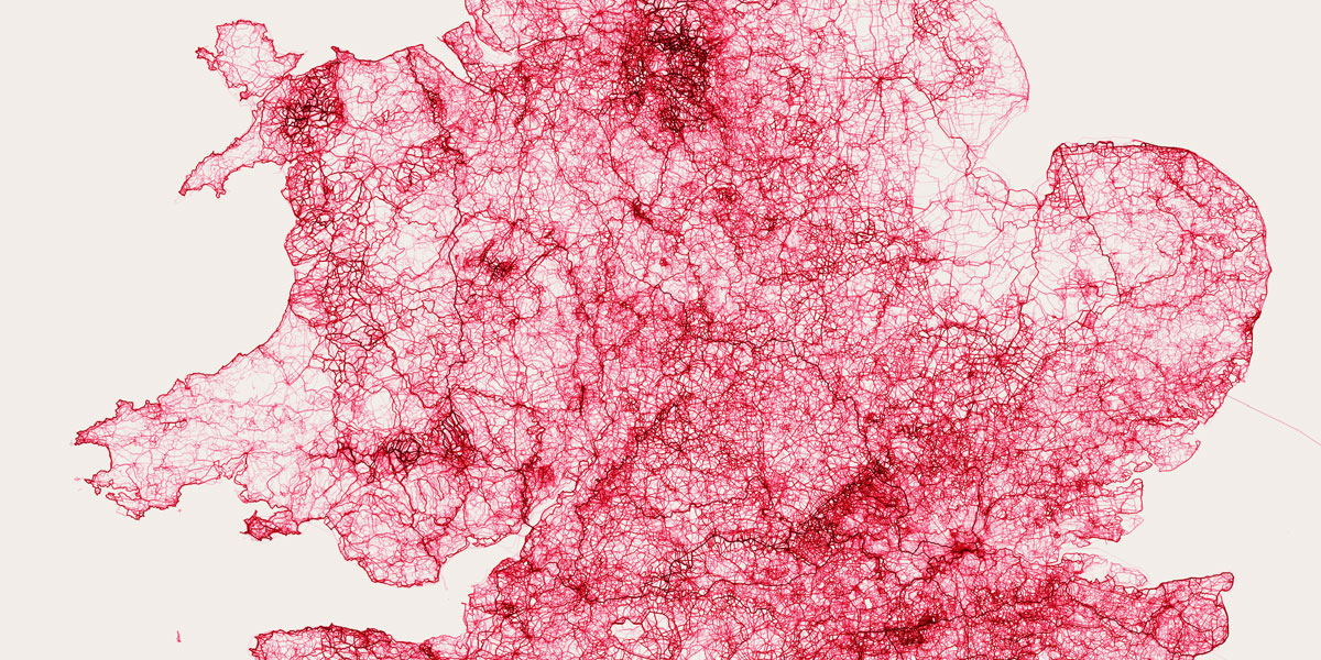 Just some of the routes created in OS Maps walking routes planner