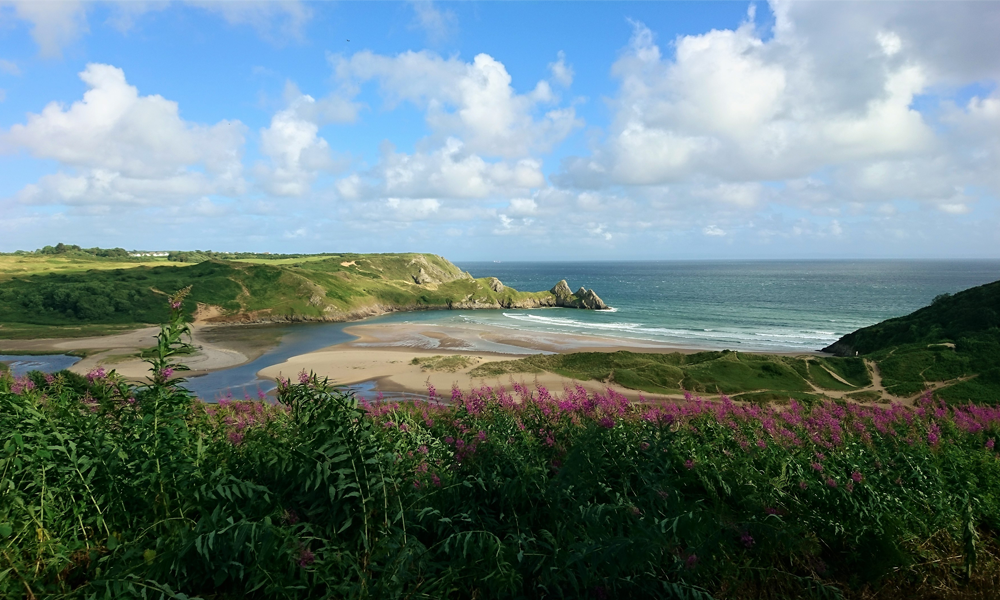 Three Cliffs Bay